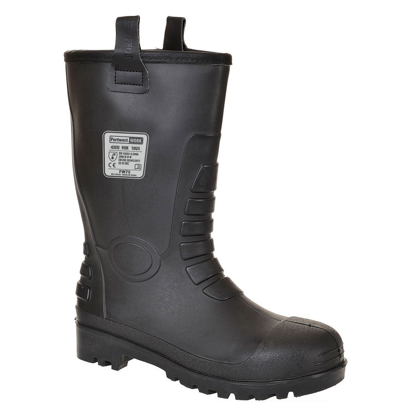 Neptune Rigger Boot Black