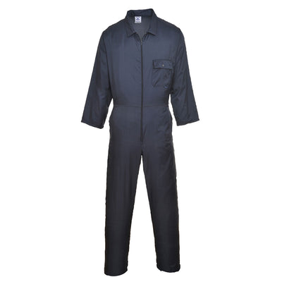 Nylon Zip Coverall Navy