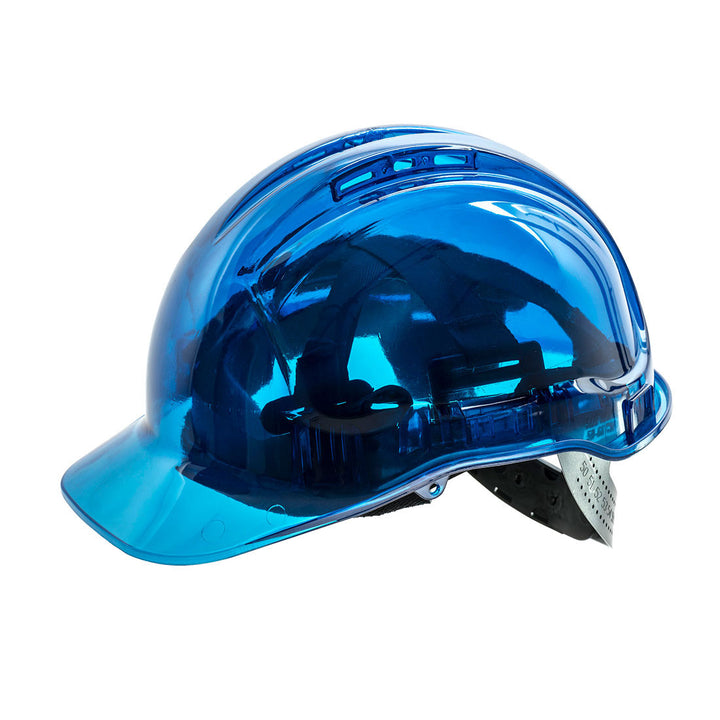 Peak View Hard Hat Vented Blue