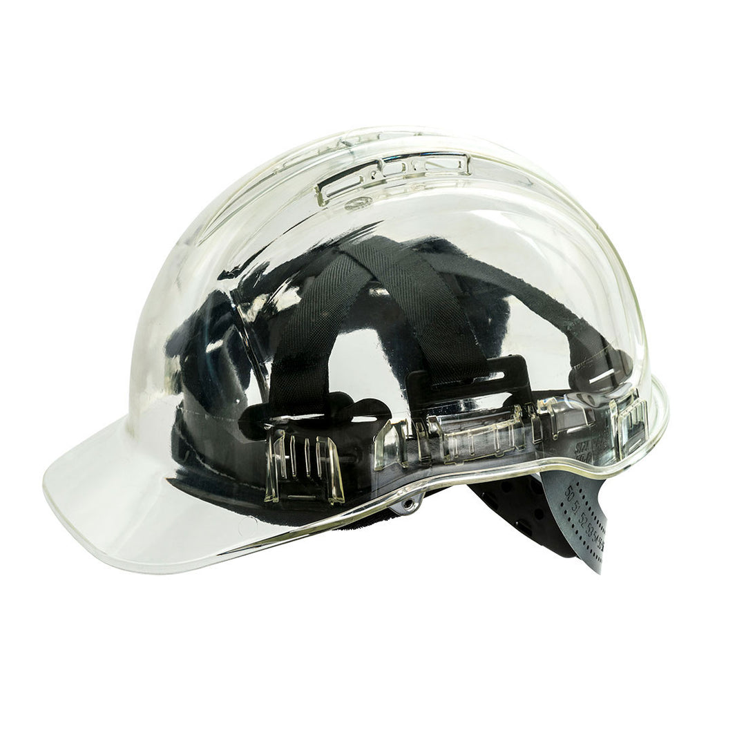 Peak View Hard Hat Vented Clear
