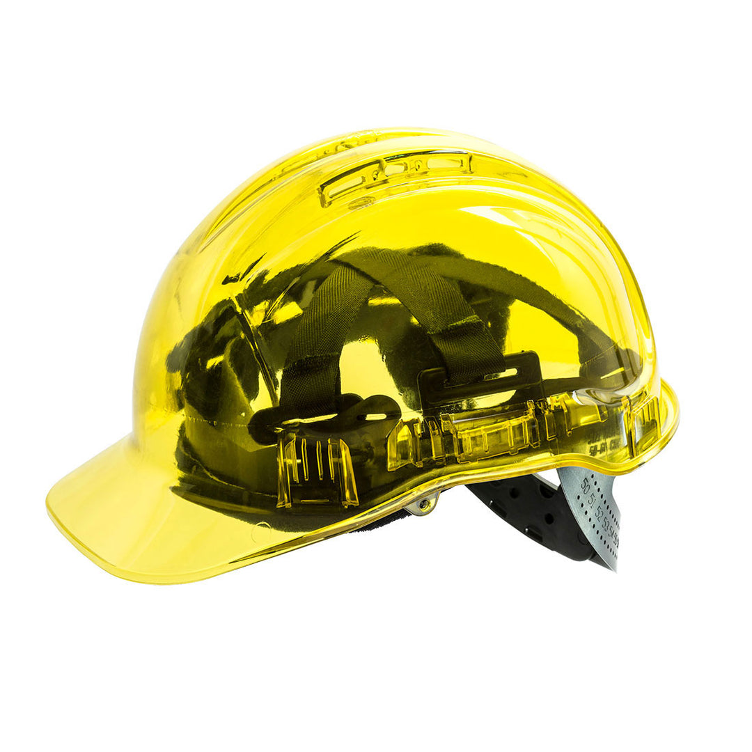 Peak View Hard Hat Vented Yellow