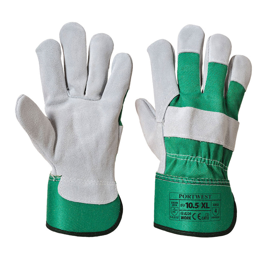 Premium Chrome Rigger Glove Green