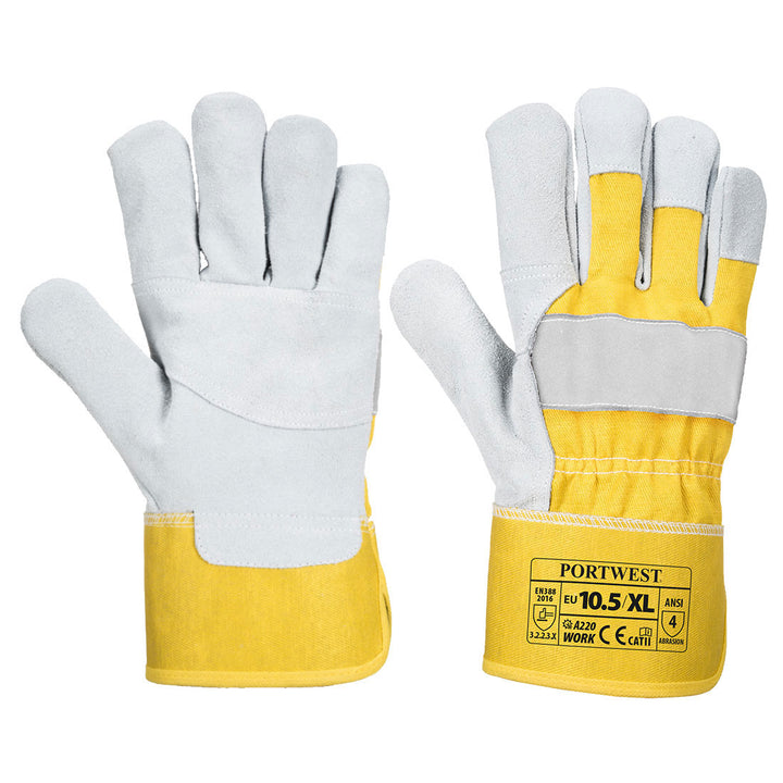 Premium Chrome Rigger Glove Yellow