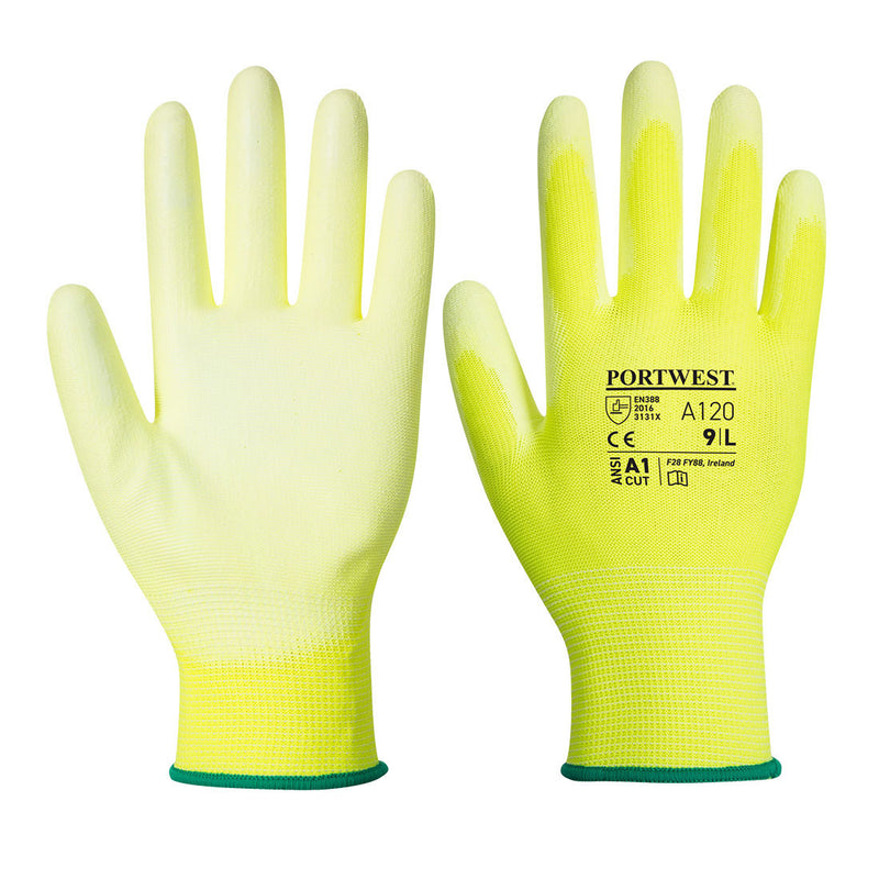 PU Palm Glove Yellow