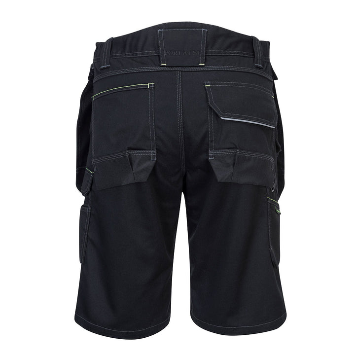 Holster Work Shorts Black Rear