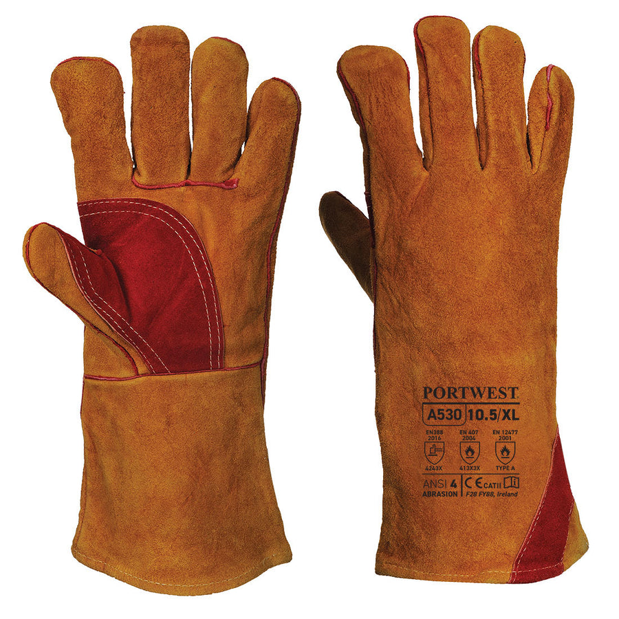 Reinforced Welding Gauntlet Glove