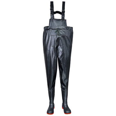 Safety Chest Waders Black