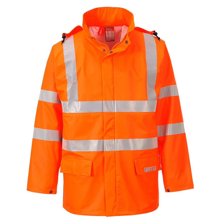 Sealtex Flame Hi Vis Jacket Orange