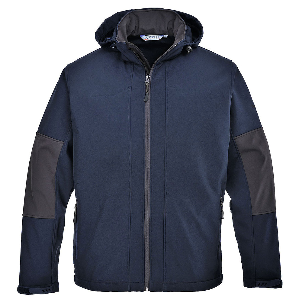 Softshell Jacket With Hood Navy