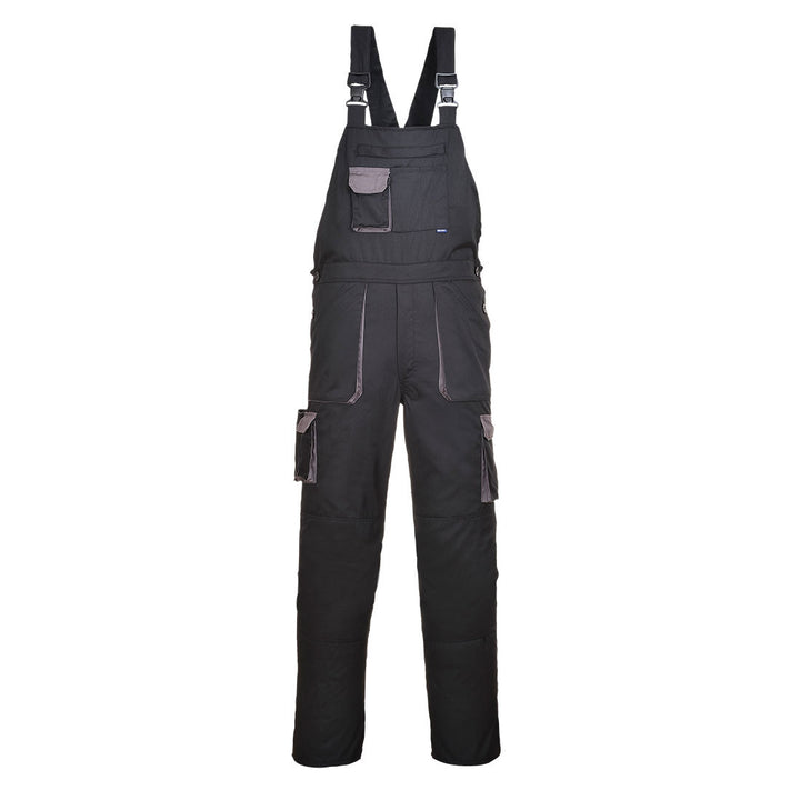 Texo Contrast Bib and Brace Black