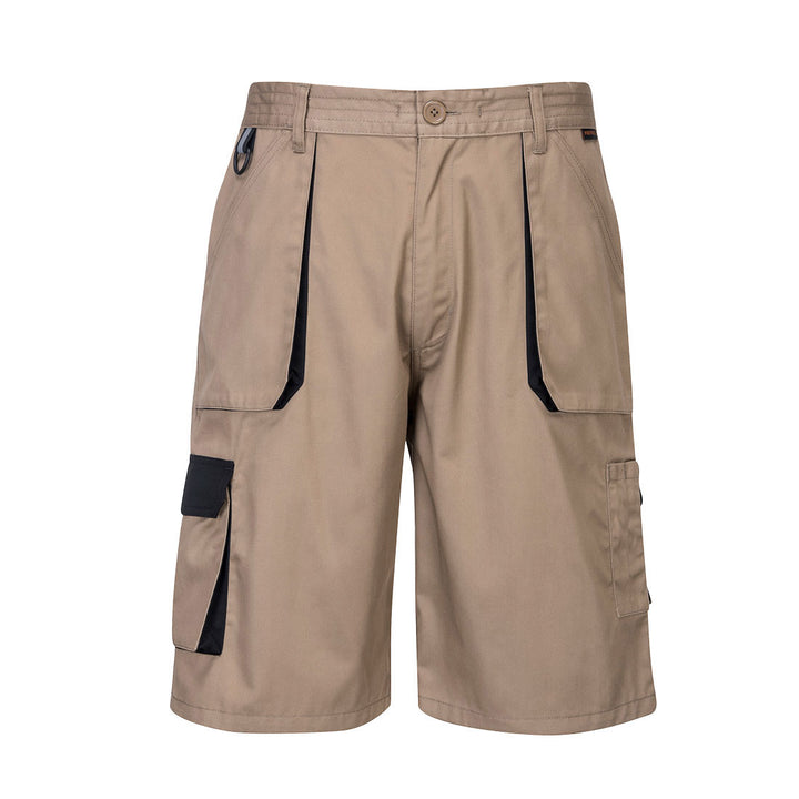 Texo Contrast Shorts Khaki