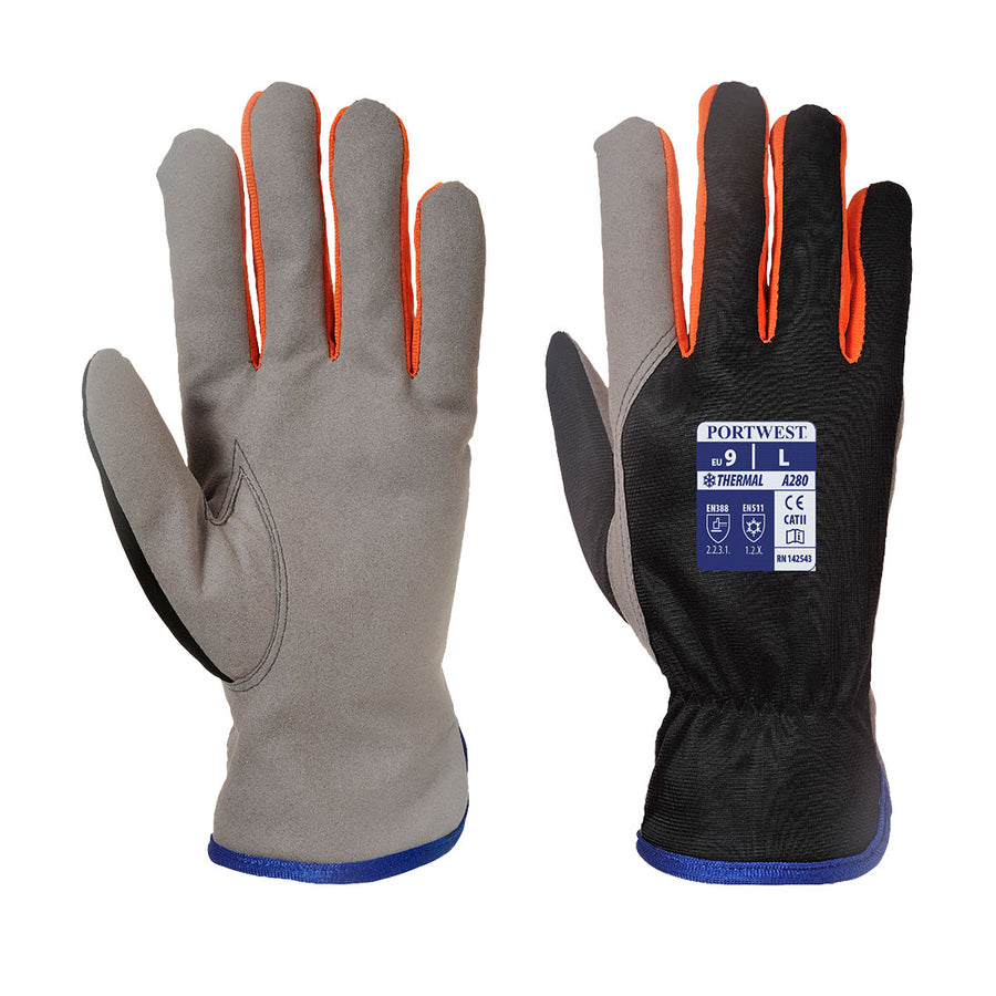 Wintershield Gloves Black/Orange