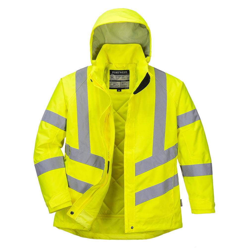 Women's Hi-Vis Winter Jacket Yellow